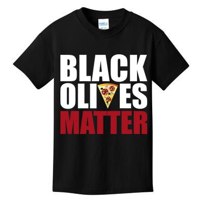 Black Olives Matter Kids T-Shirt