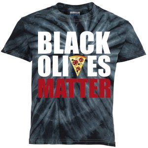 Black Olives Matter Kids Tie-Dye T-Shirt