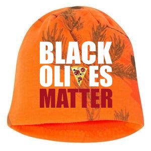 Black Olives Matter Kati - Camo Knit Beanie