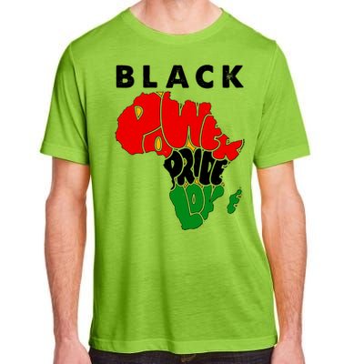 Black Power Pride Love Black History Month Adult ChromaSoft Performance T-Shirt