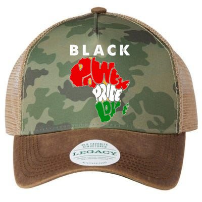 Black Power Pride Love Black History Month Legacy Tie Dye Trucker Hat