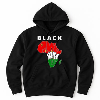 Black Power Pride Love Black History Month Hoodie