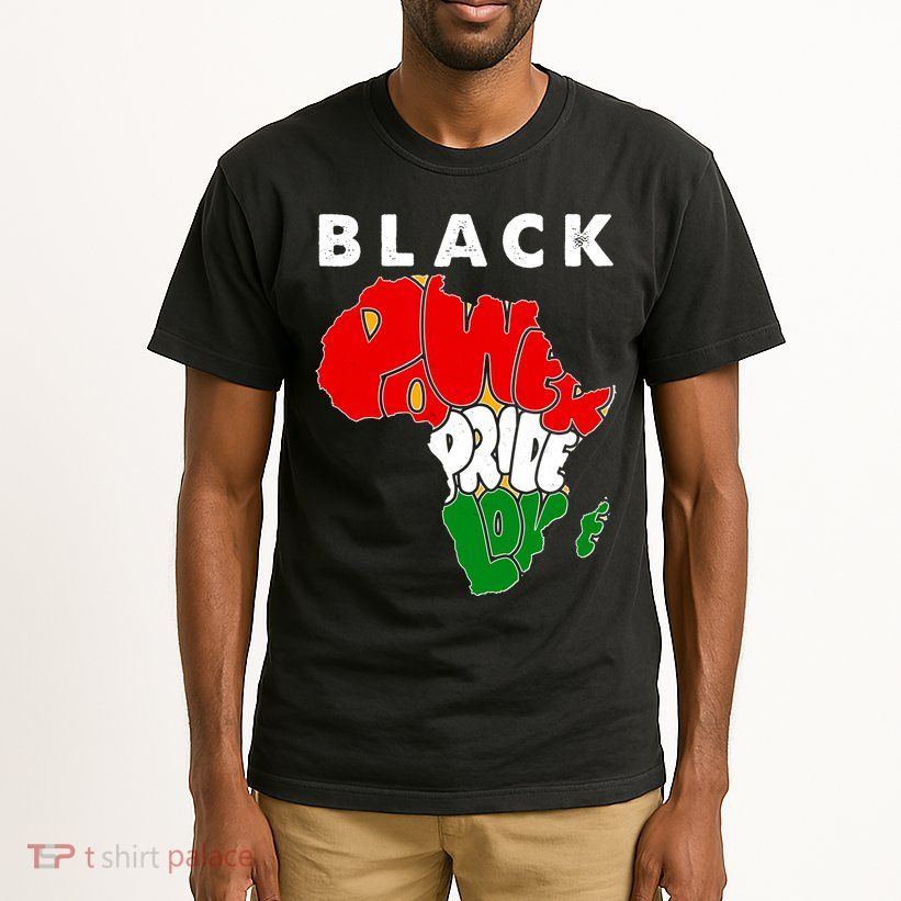 Black Power Pride Love Black History Month Tall T-Shirt