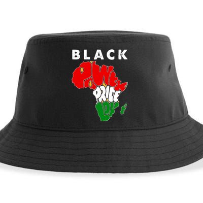 Black Power Pride Love Black History Month Sustainable Bucket Hat