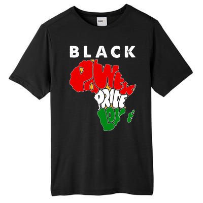 Black Power Pride Love Black History Month Tall Fusion ChromaSoft Performance T-Shirt