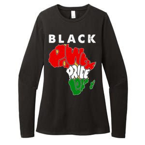 Black Power Pride Love Black History Month Womens CVC Long Sleeve Shirt