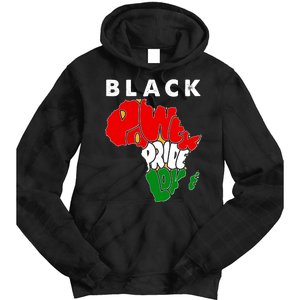 Black Power Pride Love Black History Month Tie Dye Hoodie