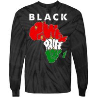 Black Power Pride Love Black History Month Tie-Dye Long Sleeve Shirt