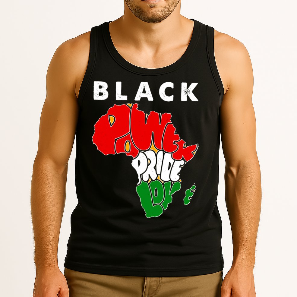 Black Power Pride Love Black History Month Tank Top