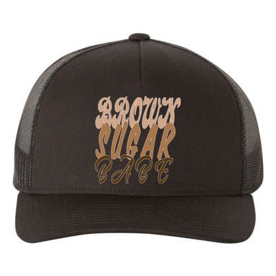 Black Pride Brown Sugar Babe Melanin Yupoong Adult 5-Panel Trucker Hat