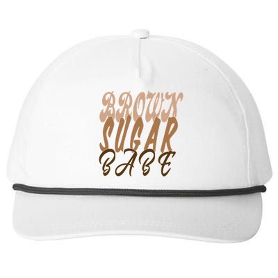 Black Pride Brown Sugar Babe Melanin Snapback Five-Panel Rope Hat