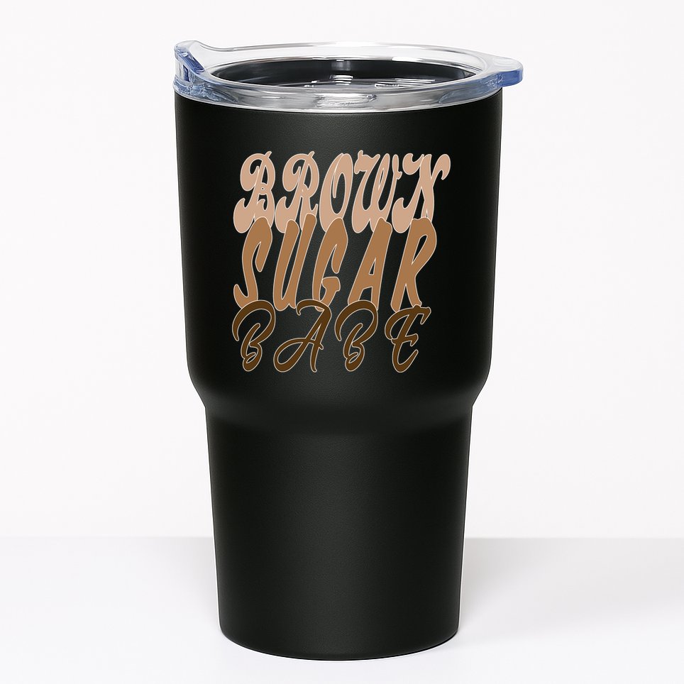 Black Pride Brown Sugar Babe Melanin Tumbler