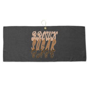 Black Pride Brown Sugar Babe Melanin Large Microfiber Waffle Golf Towel