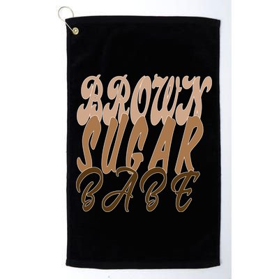 Black Pride Brown Sugar Babe Melanin Golf Towel