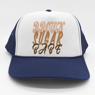 Black Pride Brown Sugar Babe Melanin Trucker Hat