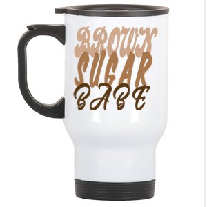 Black Pride Brown Sugar Babe Melanin Stainless Steel Travel Mug