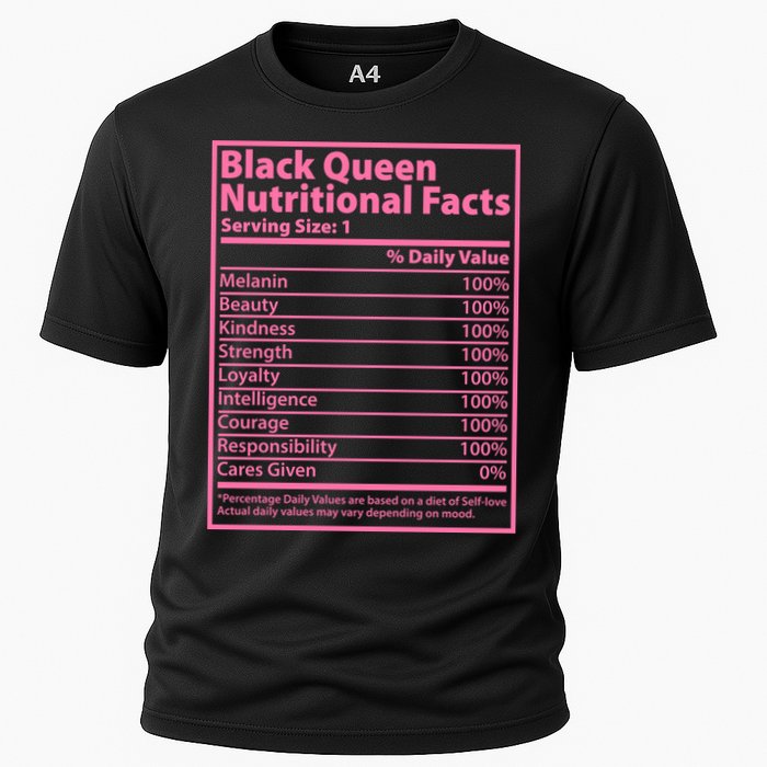 Black Queen Nutritional Facts Cooling Performance Crew T-Shirt