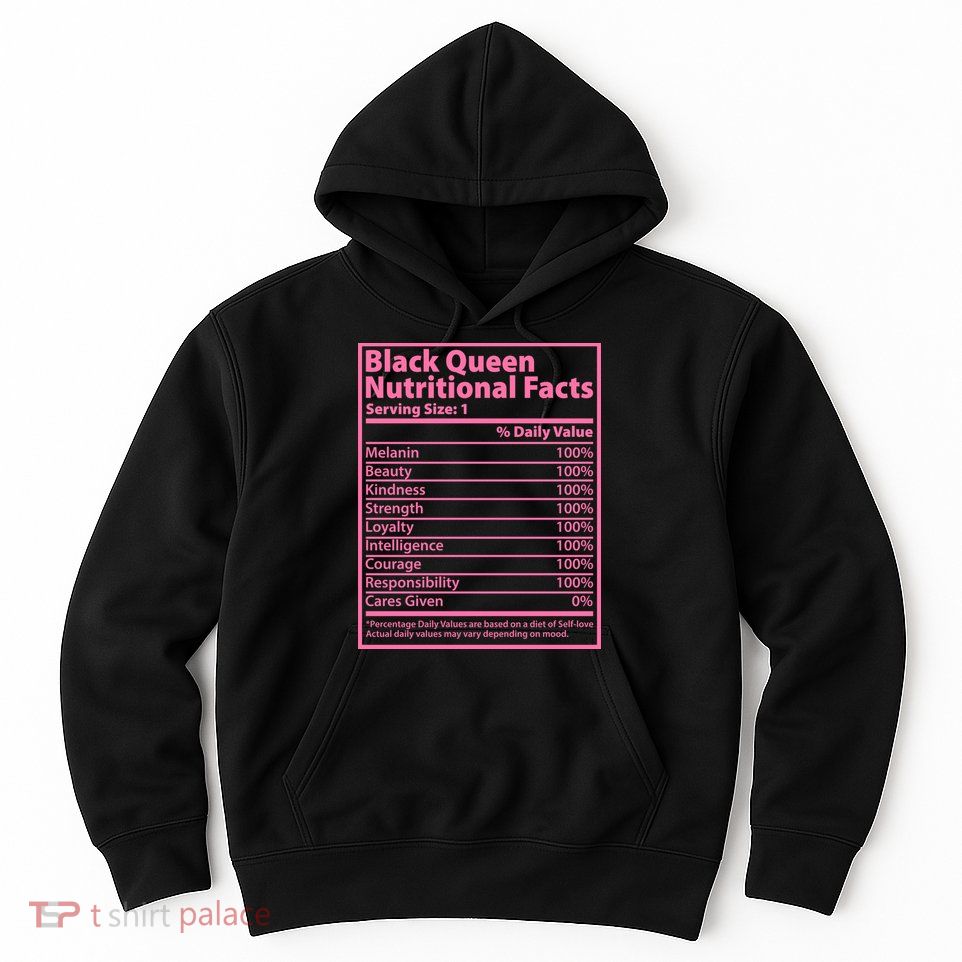 Black Queen Nutritional Facts Hoodie