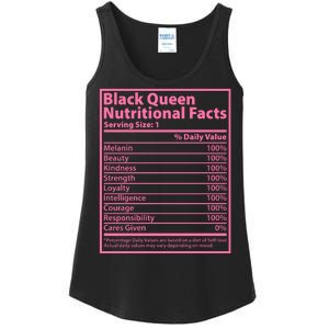 Black Queen Nutritional Facts Ladies Essential Tank