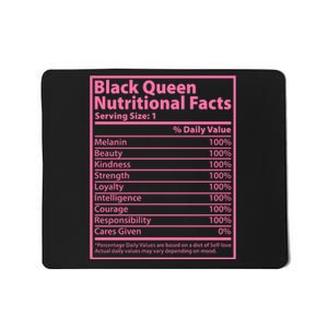 Black Queen Nutritional Facts Mousepad