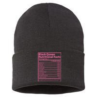 Black Queen Nutritional Facts Sustainable Knit Beanie