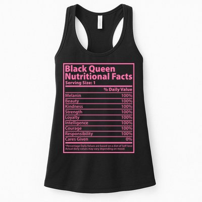 Black Queen Nutritional Facts Womens Tank Top