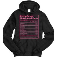 Black Queen Nutritional Facts Tie Dye Hoodie