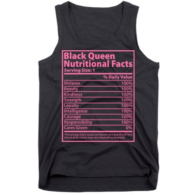 Black Queen Nutritional Facts Tank Top