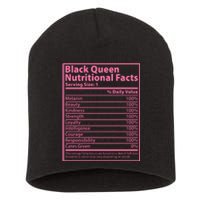 Black Queen Nutritional Facts Short Acrylic Beanie