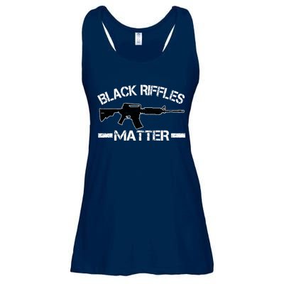 Black Riffles Matter Ladies Essential Flowy Tank