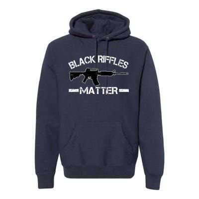 Black Riffles Matter Premium Hoodie