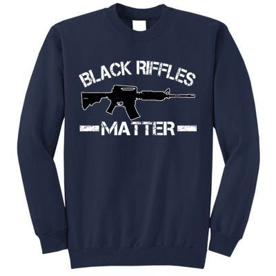 Black Riffles Matter Tall Sweatshirt