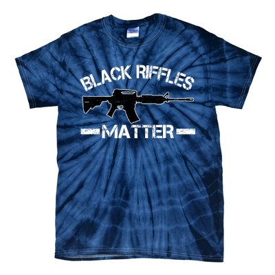 Black Riffles Matter Tie-Dye T-Shirt