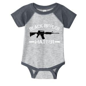 Black Riffles Matter Infant Baby Jersey Bodysuit