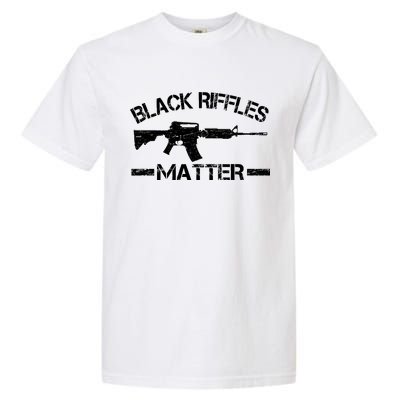 Black Riffles Matter Garment-Dyed Heavyweight T-Shirt