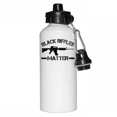 Black Riffles Matter Aluminum Water Bottle