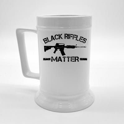 Black Riffles Matter Beer Stein