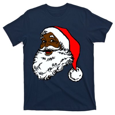 Black Santa Claus Christmas T-Shirt