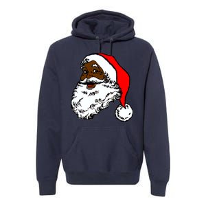 Black Santa Claus Christmas Premium Hoodie