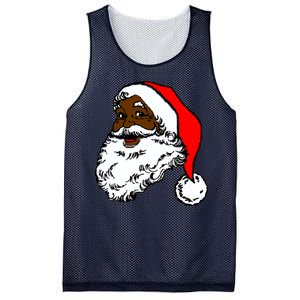 Black Santa Claus Christmas Mesh Reversible Basketball Jersey Tank