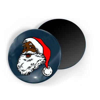 Black Santa Claus Christmas Magnet