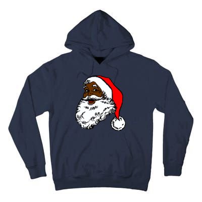 Black Santa Claus Christmas Tall Hoodie