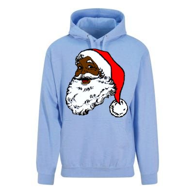 Black Santa Claus Christmas Unisex Surf Hoodie