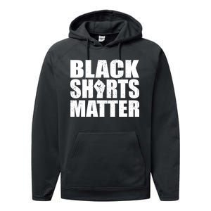 Black Shirts Matter Performance Fleece Hoodie