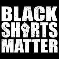 Black Shirts Matter Drawstring Bag