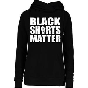 Black Shirts Matter Womens Funnel Neck Pullover Hood