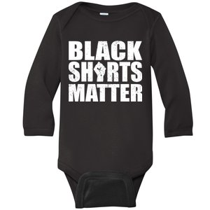 Black Shirts Matter Baby Long Sleeve Bodysuit