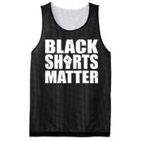 Black Shirts Matter Mesh Reversible Basketball Jersey Tank