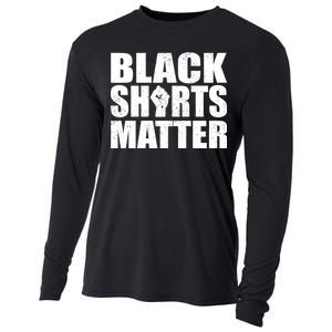 Black Shirts Matter Cooling Performance Long Sleeve Crew