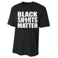 Black Shirts Matter Performance Sprint T-Shirt